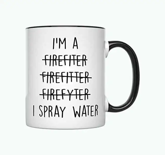Product Image of the Funny Firefighter Coffee Mug for Him and Her