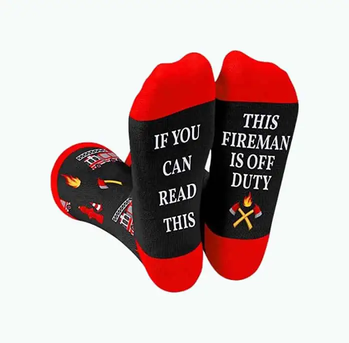 Product Image of the Funny Fireman Socks