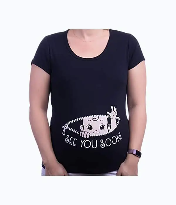 Product Image of the Funny Maternity Shirt