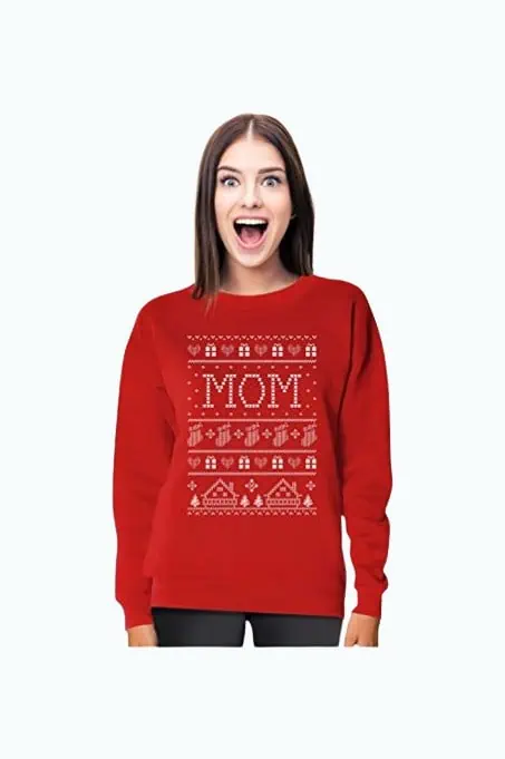 Product Image of the Funny Mom Christmas Sweater