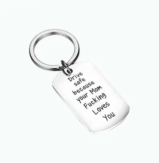 Product Image of the Funny New Driver Keychain