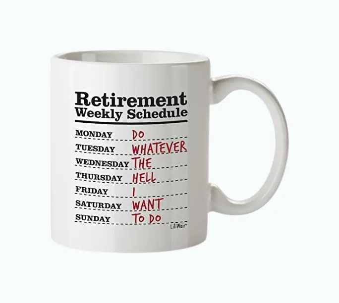 Product Image of the Funny Retirement Mug