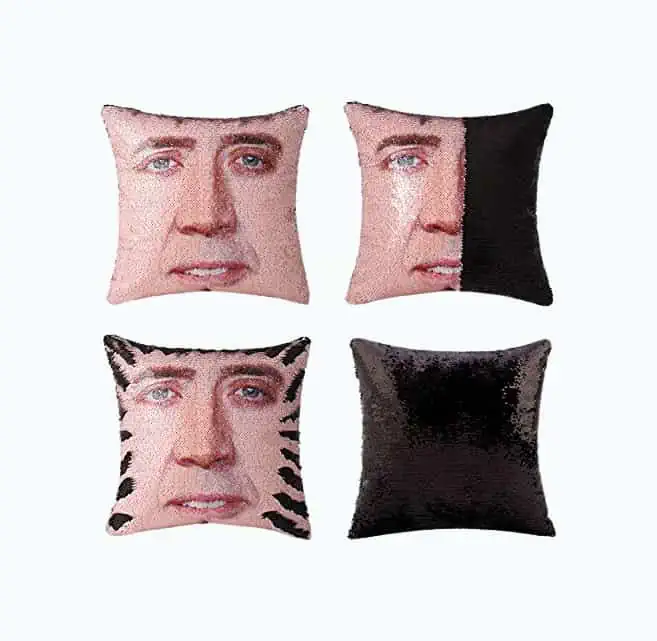 Product Image of the Funny Sequin Pillow Cover