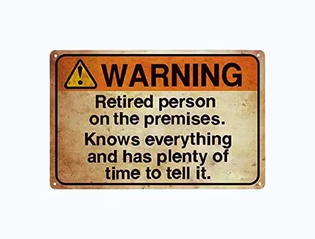 Product Image of the Funny Warning Sign