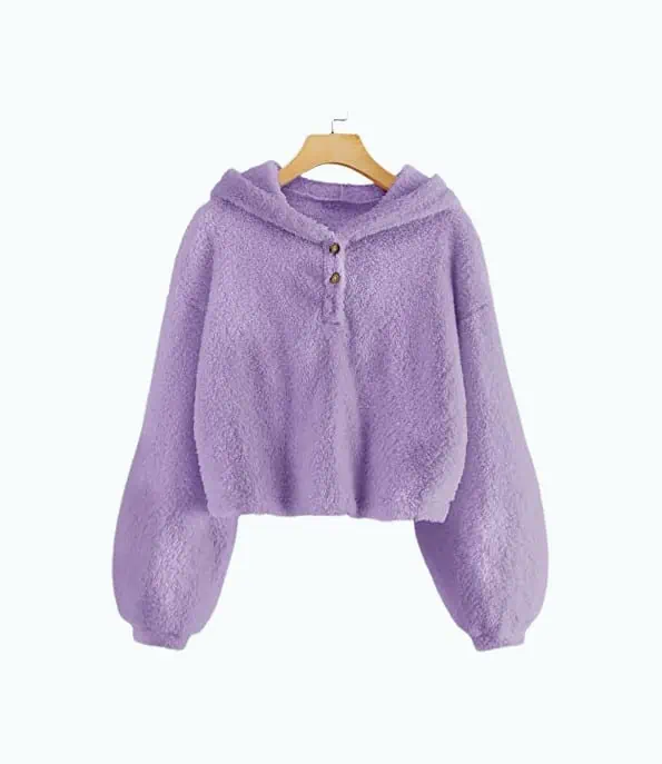 Product Image of the Fuzzy Pullover Hoodie