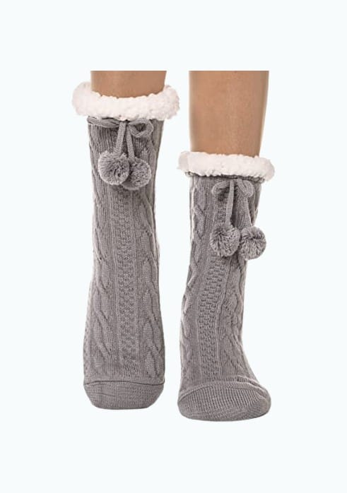 Product Image of the Fuzzy Slipper Socks