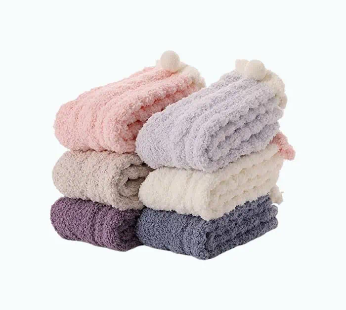 Product Image of the Fuzzy Socks Set