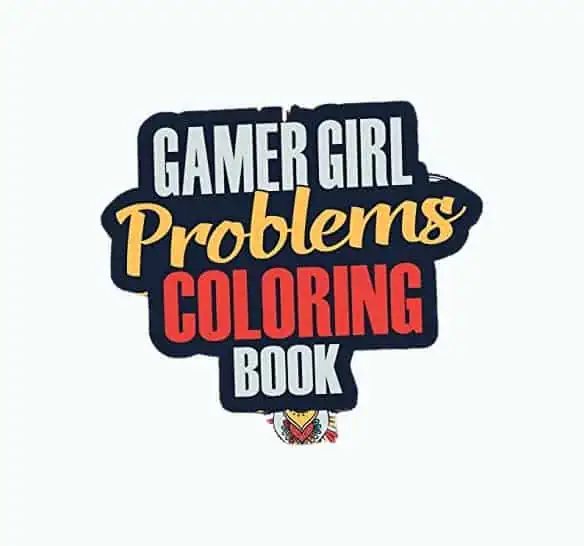 Product Image of the Gamer Girl Coloring Book