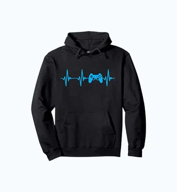 Product Image of the Gamer Heartbeat Hoodie