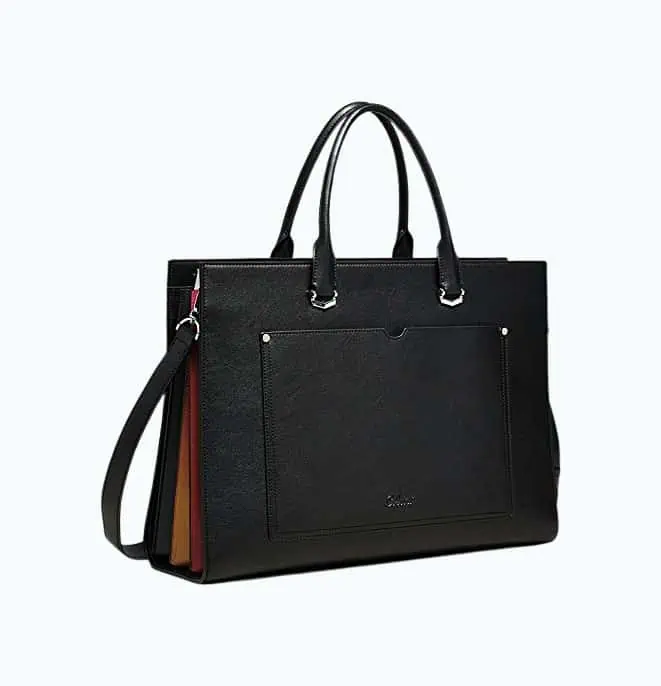 Product Image of the Genuine Leather Briefcase for Women