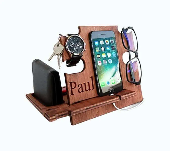 Product Image of the Gift for Him- Personalized Docking Station