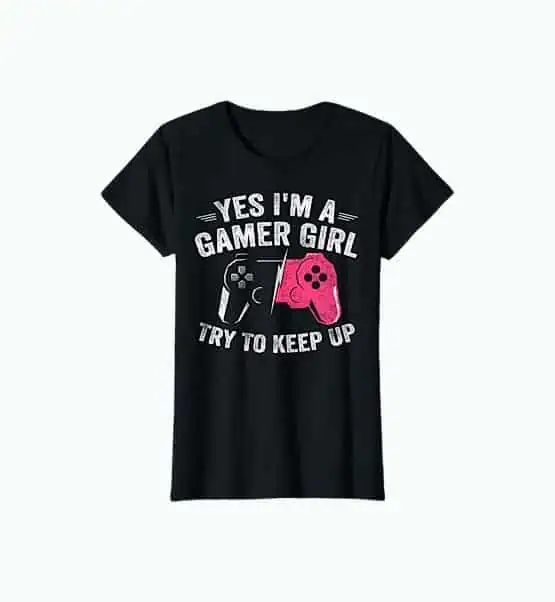 Product Image of the Girl Gamer Funny T-Shirt
