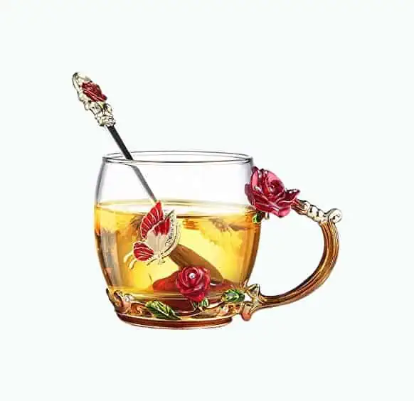 Product Image of the Glass Butterfly Cup