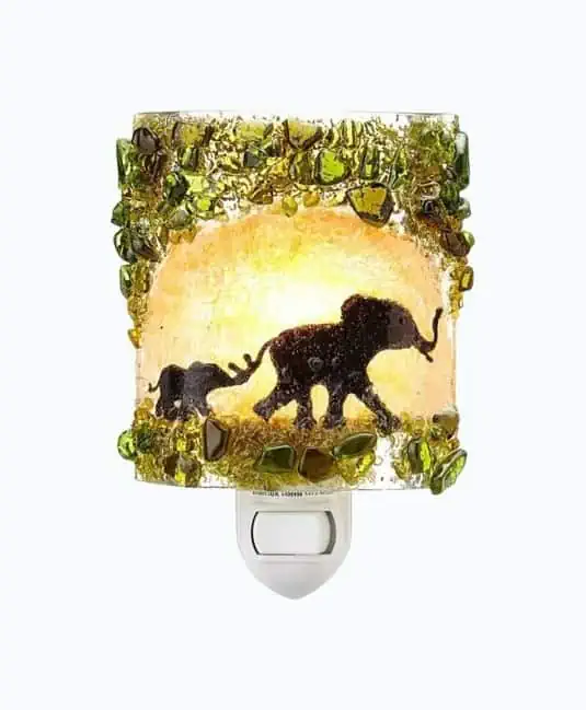 Product Image of the Glass Elephant Nightlight