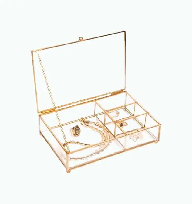 Product Image of the Glass Jewelry Box