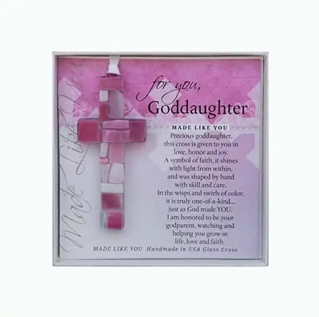 Product Image of the Godparents Glass Cross