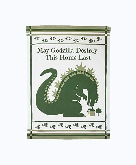 Product Image of the Godzilla Dish Cloth