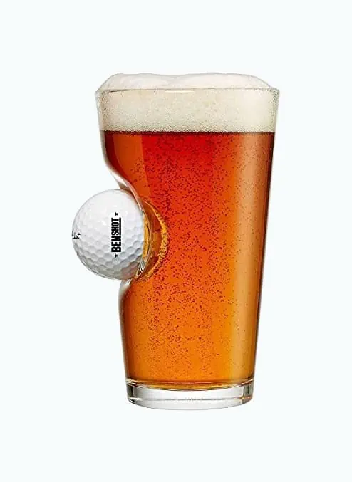 Product Image of the Golf Ball Pint Glass