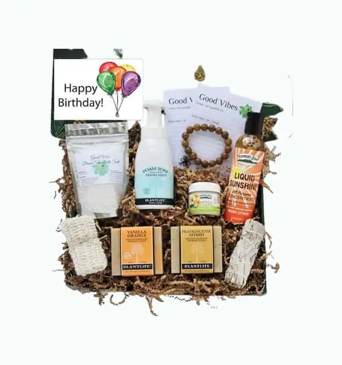 Product Image of the Good Vibes Birthday Box