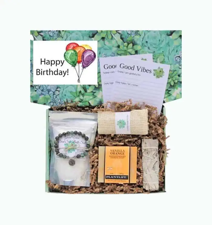 Product Image of the Good Vibes Birthday Gift Box