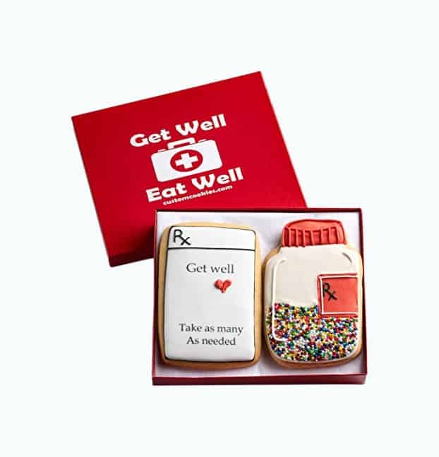 Product Image of the Gourmet Get Well Cookie Gift Basket
