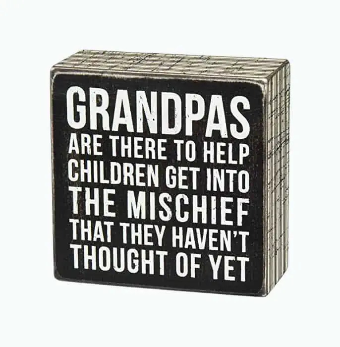 Product Image of the Grandpas Box Sign