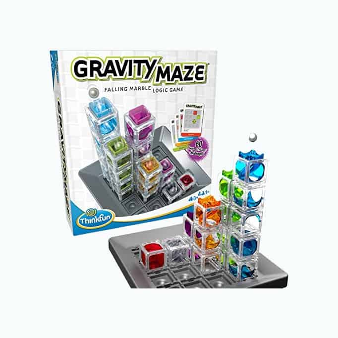 Product Image of the Gravity Maze Marble Run Brain Game