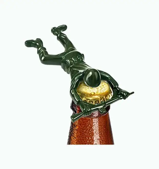 Product Image of the Green Army Man Bottle Opener