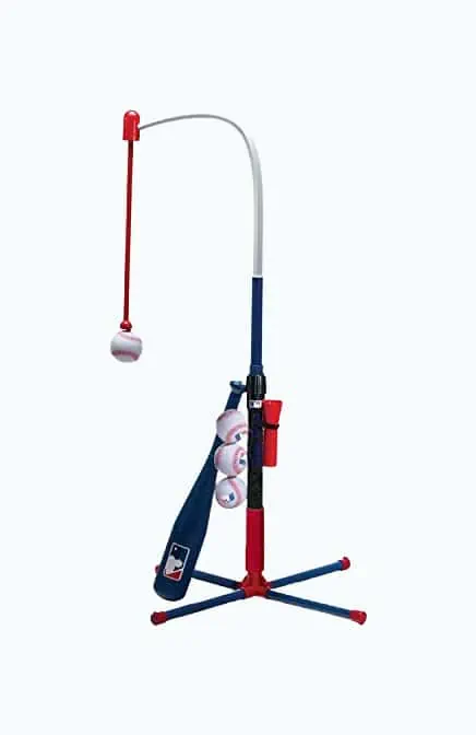 Product Image of the Grow-with-Me Kids Baseball Batting Tee + Stand Set for Youth + Toddlers