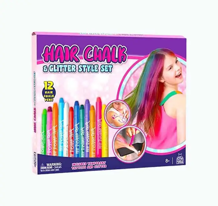 Product Image of the Hair Color Chalk Set