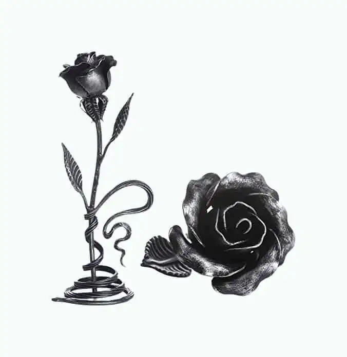 Product Image of the Hand Forged Iron Rose