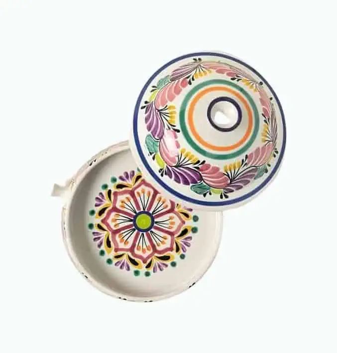 Product Image of the Hand Painted Mexican Tortilla Warmer