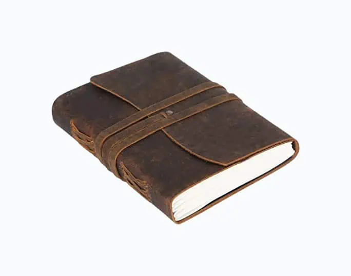 Product Image of the Handmade Leather Journal
