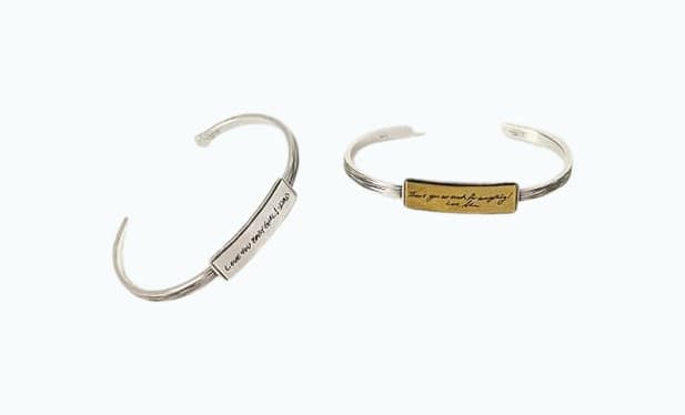Product Image of the Handwritten Message Cuff