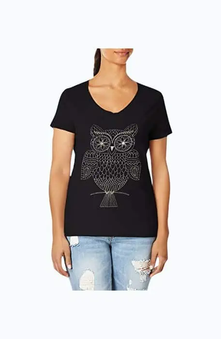 Product Image of the Hanes Owl Graphic Tee