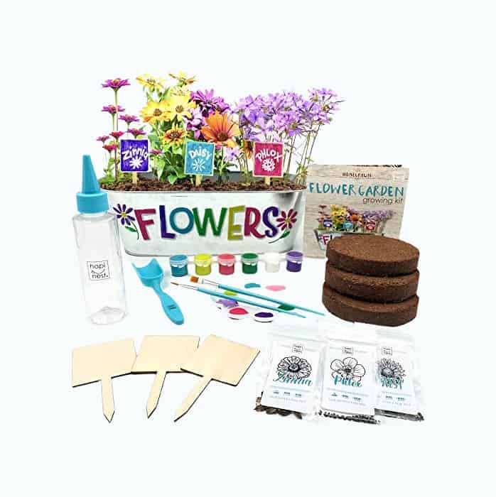Product Image of the Hapinest Flower Garden Growing Kit