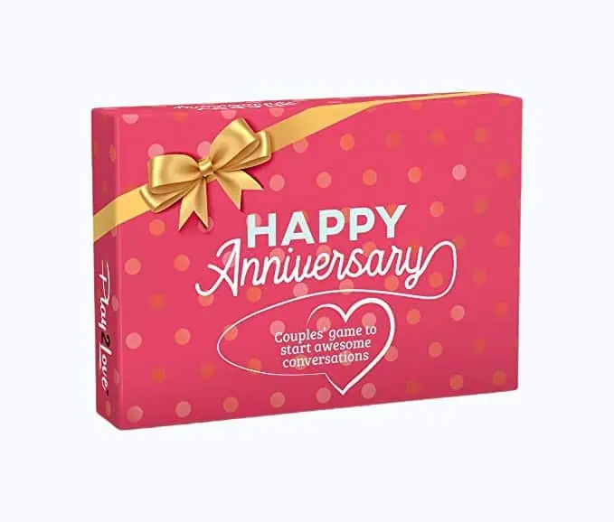 Product Image of the Happy Anniversary Couples Game to Start Awesome Conversations