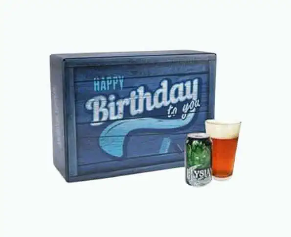 Product Image of the Happy Birthday Beer Basket