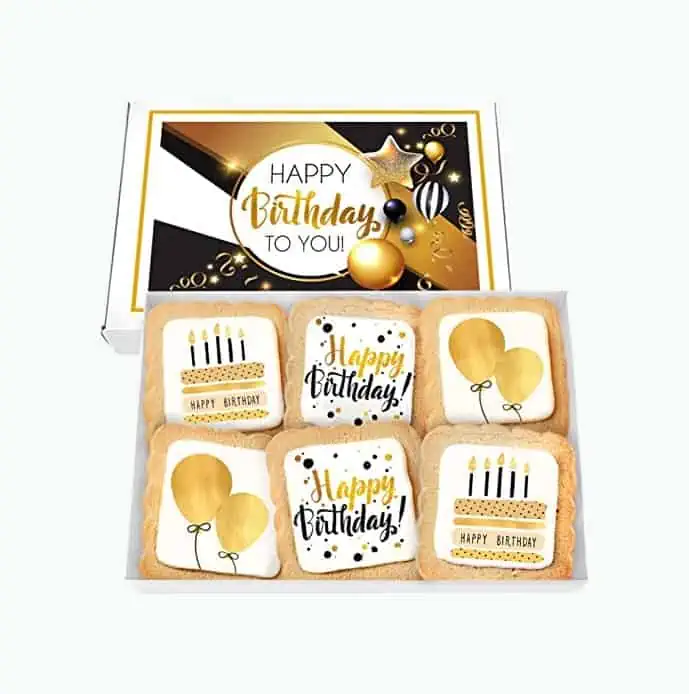 Product Image of the Happy Birthday Cookies Gift Basket