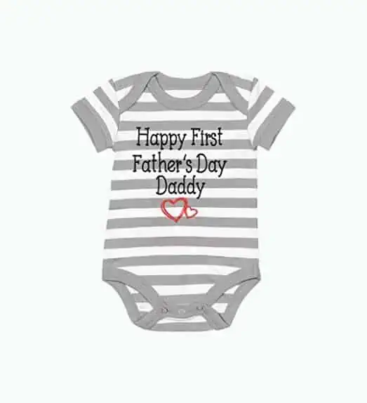 Product Image of the Happy First Father's Day Daddy Bodysuit