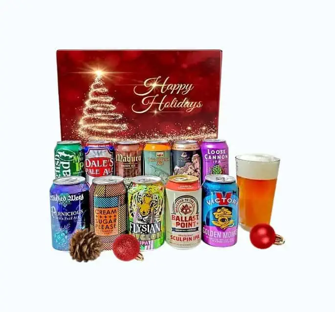 Product Image of the Happy Holidays Beer Gift Basket