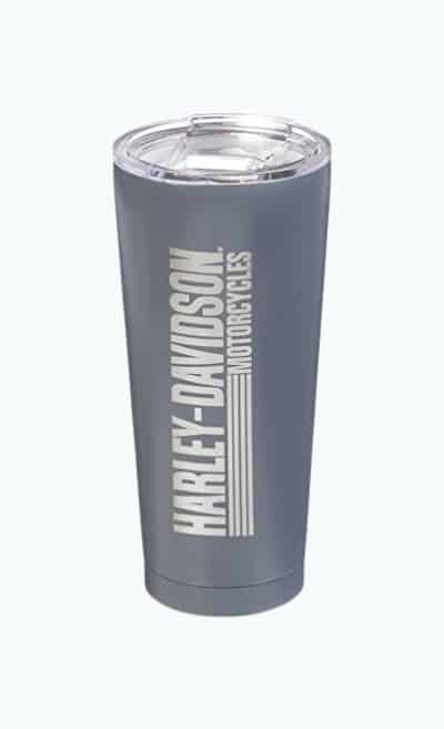 Product Image of the Harley-Davidson Double Wall Stainless Steel Etched Tall Tumbler