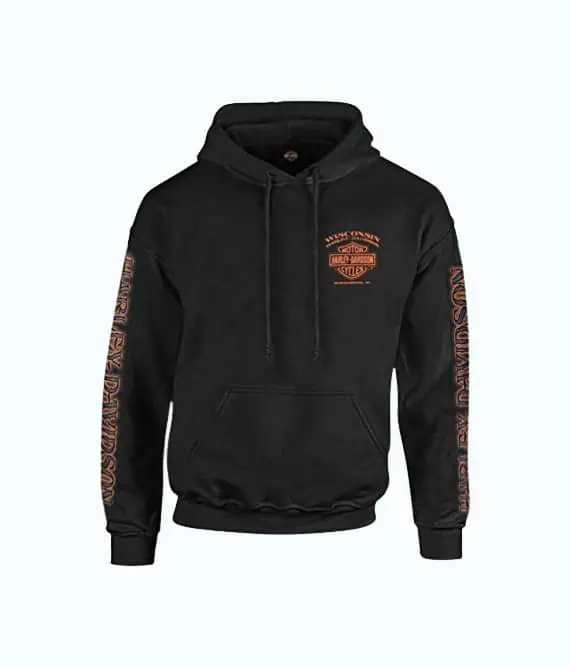 Product Image of the Harley-Davidson Men's Eagle Piston Long Sleeve Pullover