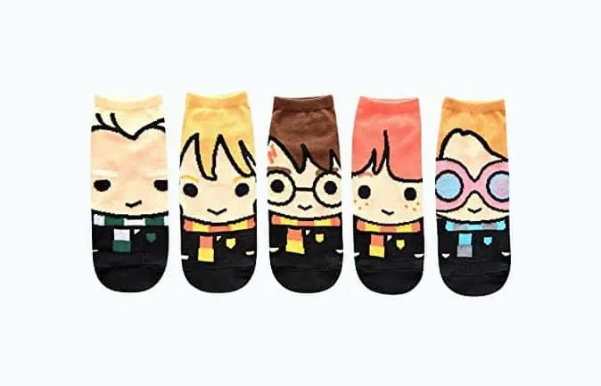 Product Image of the Harry Potter Chibi Character Ankle Socks
