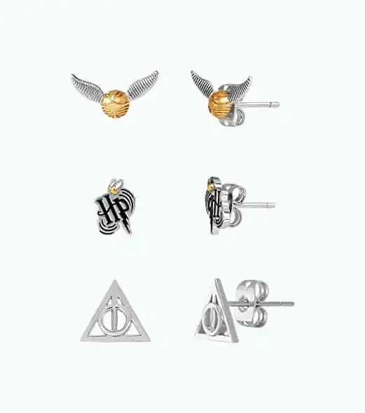Product Image of the Harry Potter Earrings Set