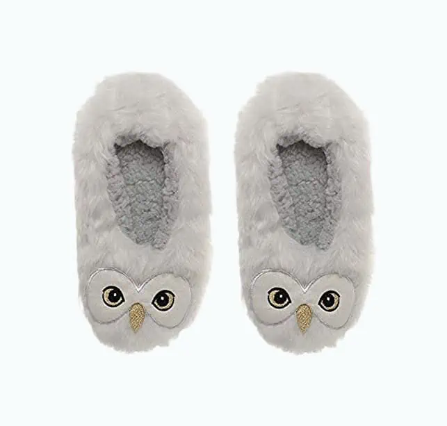 Product Image of the Harry Potter Hedwig Slippers
