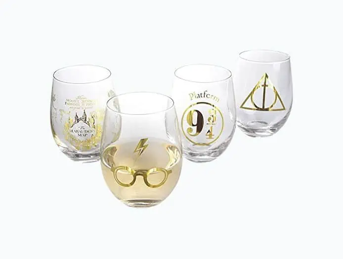 Product Image of the Harry Potter Stemless Wineglasses
