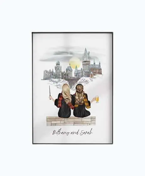 Product Image of the Harry Potter-Themed Best Friends Print