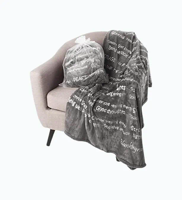 Product Image of the Healing Thoughts Throw Blanket