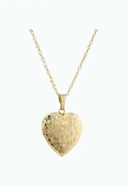 Product Image of the Heart Locket Necklace
